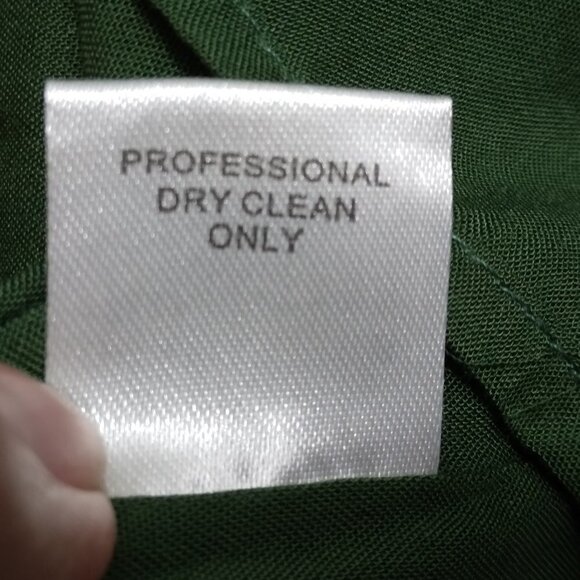 NWT Joy Joy | Tiered Embroidered Dress Green Spaghetti Strap | Size L - Picture 14 of 14